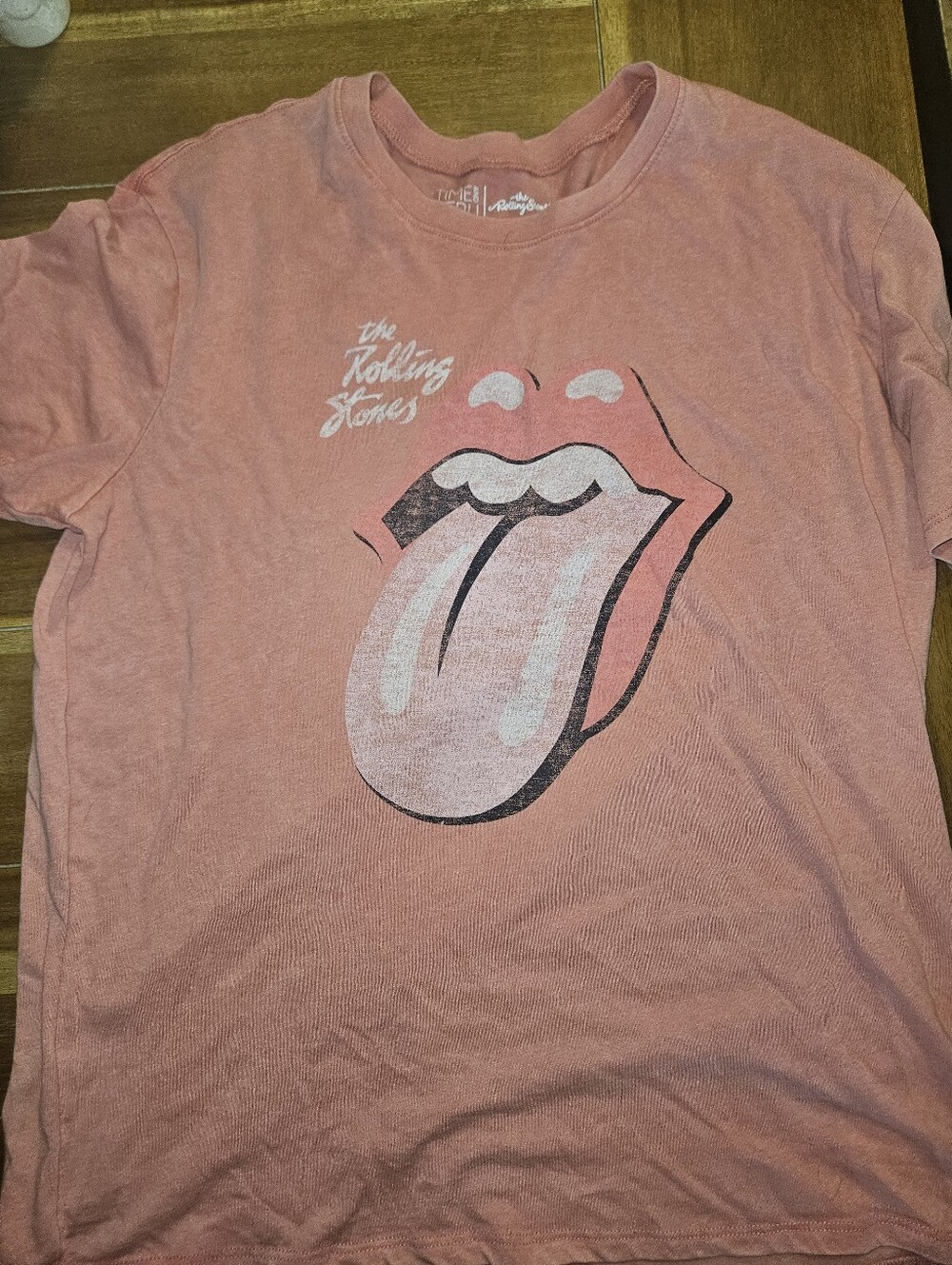 the Rolling Stones Pink Tongue Graphic Tee